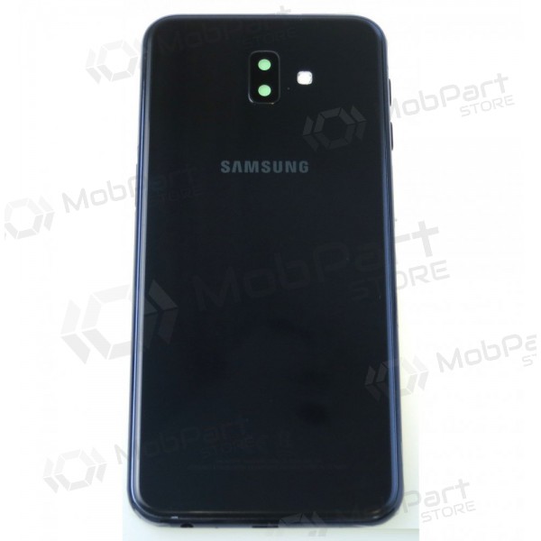 Samsung J610 Galaxy J6 Plus 2018 aizmugurējais baterijas vāciņš (melns) (lietots grade B, oriģināls)