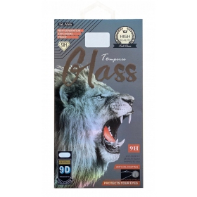 LCD apsauginis stikliukas 9D Full Glue Samsung A566 A56 5G melns