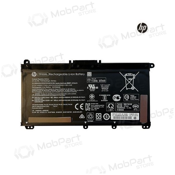 HP TF03XL, 3470mAh klēpjdatoru akumulators - PREMIUM