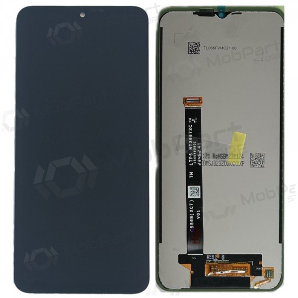 Ekranas Samsung G556 Xcover 7 5G su lietimui jautriu stikliuku Black oriģināls (service pack)