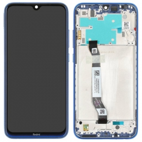 Xiaomi Redmi Note 8 / Note 8 2021 ekrāns (zils) (ar rāmīti) (oriģināls)