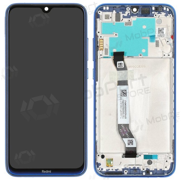 Xiaomi Redmi Note 8 / Note 8 2021 ekrāns (zils) (ar rāmīti) (oriģināls)