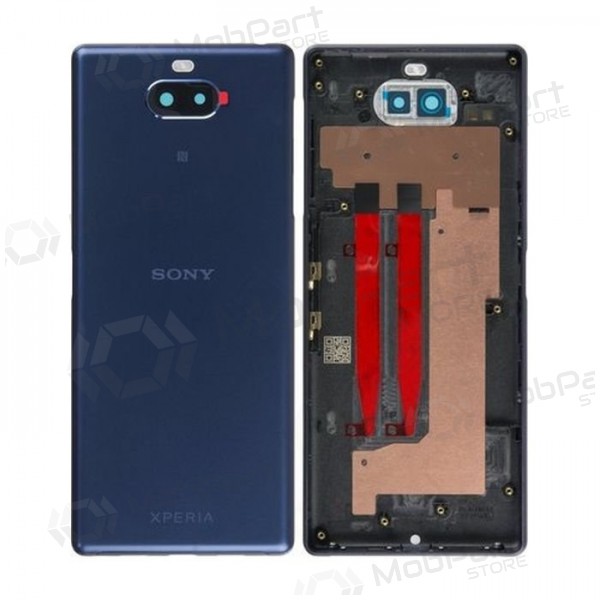 Sony Xperia 10 aizmugurējais baterijas vāciņš (zils) (lietots grade C, oriģināls)