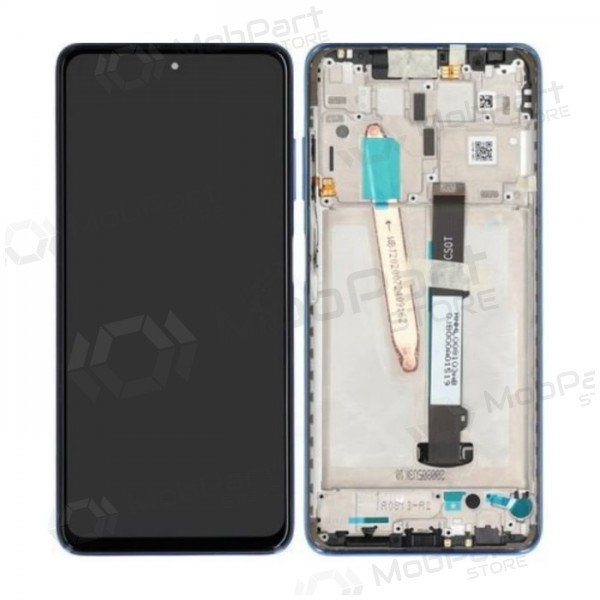 Xiaomi Poco X3 Pro ekrāns (zils) (ar rāmīti) (service pack) (oriģināls)