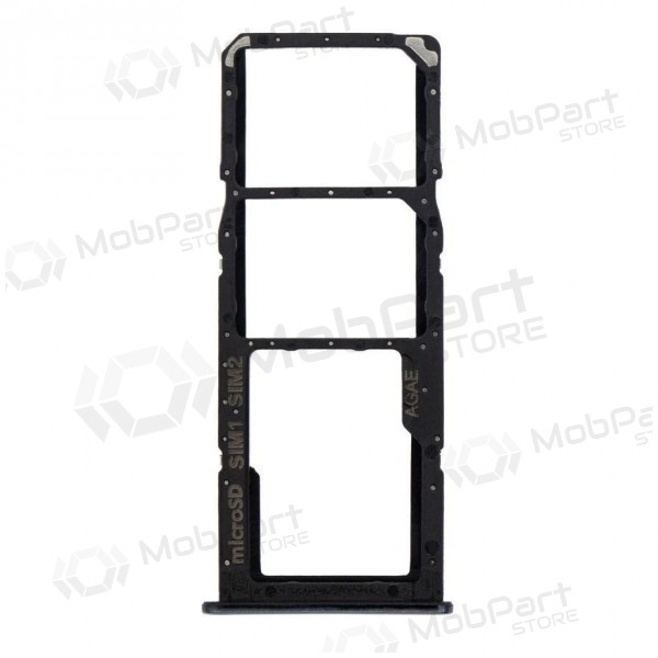 Samsung A715 Galaxy A71 2020 SIM kartes turētājs (melns) (service pack) (oriģināls)