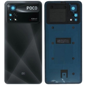 Xiaomi Poco X4 Pro 5G aizmugurējais baterijas vāciņš (melns) (oriģināls) (service pack)