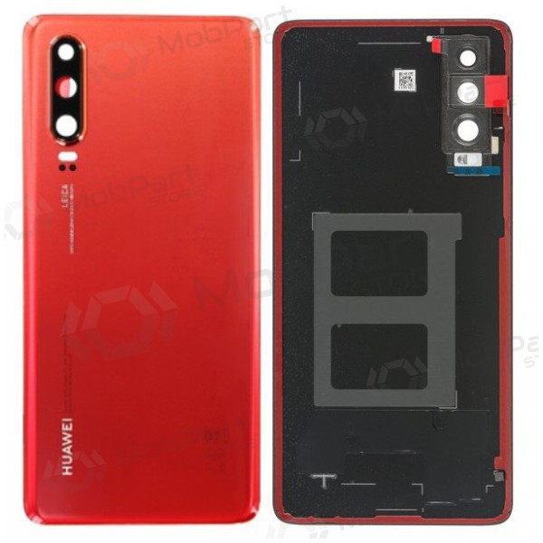 Huawei P30 aizmugurējais baterijas vāciņš (oranžinis) (service pack) (oriģināls)